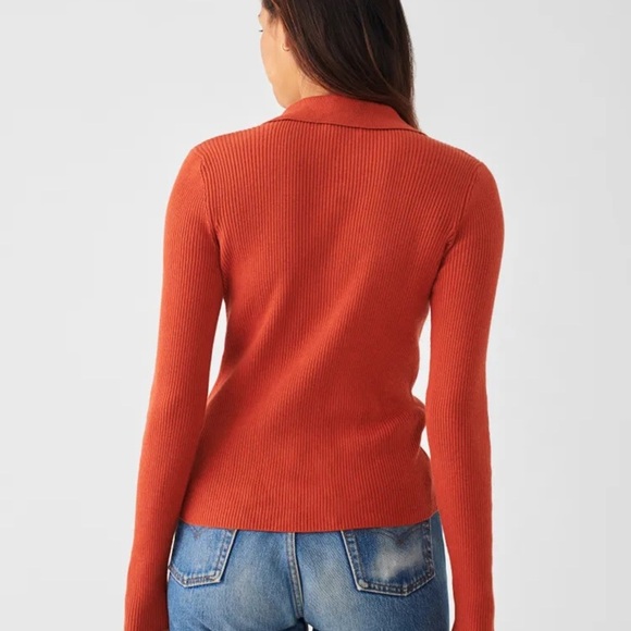 Faherty Brand Mikki Polo Sweater Small - Picture 3 of 8